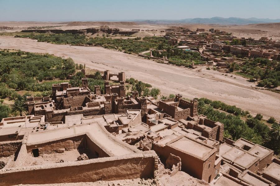 The rooftops of the Aït Ben Haddou kasbah