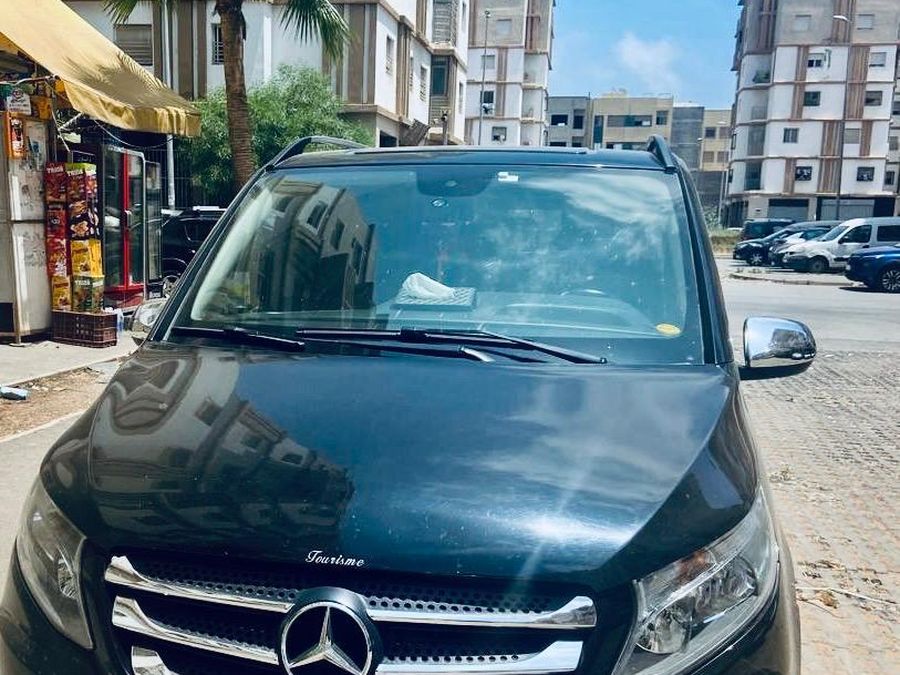 The private Mercedes van you travel in